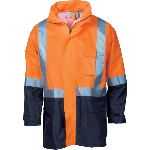Picture of DNC HiVis Two Tone Light weight Rain Jacket with 3M R/Tape